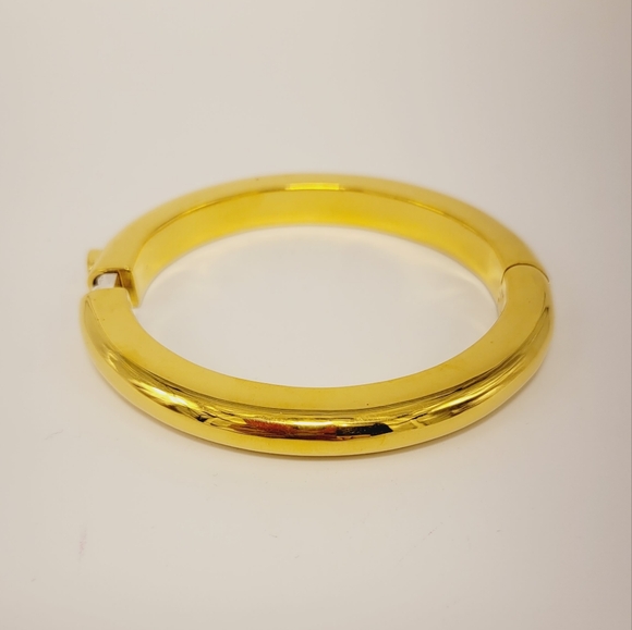 Monica Vinader Kate Young Bangle 14k Gold-plated New - Picture 3 of 5